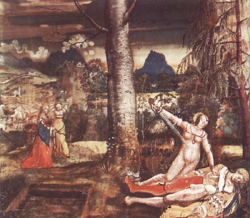 Niklaus Deutsch Pyramus and Thisbe oil painting image